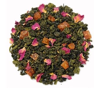 Чай зелёный Абрикосовый джем WAKA, ароматизированный, 100 г