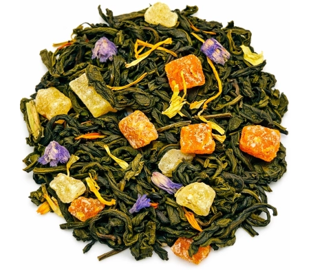 Green Tropical Tea “Pineapple Papaya” WAKA, 100 g