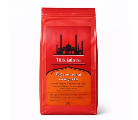 Кофе молотый "По-Турецки" 60/40, 250g