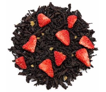 Black tea Strawberry Jam Waka, 100 g, flavored