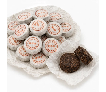 Чай Шу Пуэр пресованый круглый 6 г, Waka, 1кг