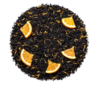 Чорний чай Апельсин Бергамот Waka, 100 г