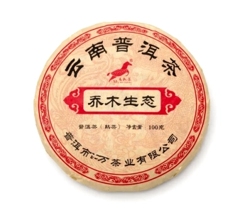 Чай чорний Шу Пуер пресований, Waka, 100 г