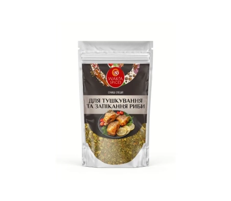 Суміш спецій "Для тушкування та запікання річкової риби", TM Waka, 70г