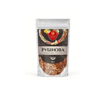 Декоративна посипка "Рубінова", TM Waka, 60г