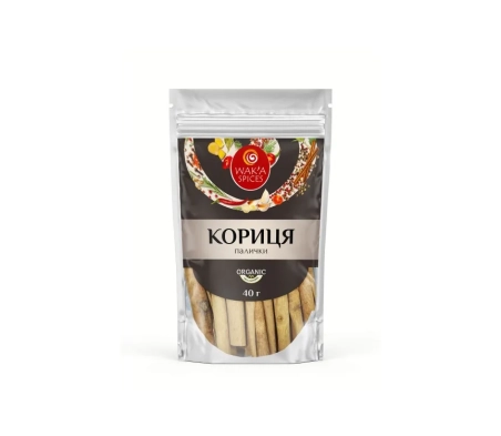 Кориця Палички цілі, В'єтнам, TM Waka, 40 г