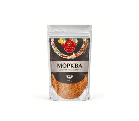 Морква сушена подрібнена, TM Waka, 70 г