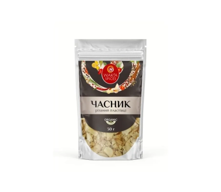 Часник різаний, пластівці, TM Waka, 30 г