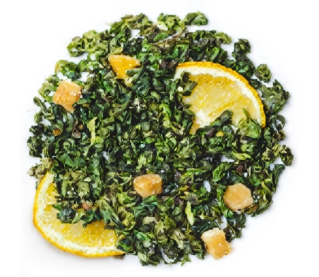 Зеленый чай с лимоном, Waka, 100 г