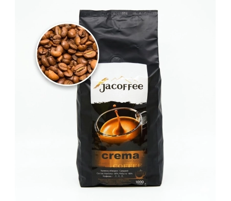 Кофе в зернах Jacoffee Crema 1кг