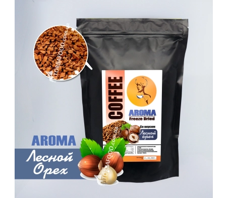 Кофе сублимированный с ароматом Лесной орех Кофе сублимированный с ароматом Лесной орех
