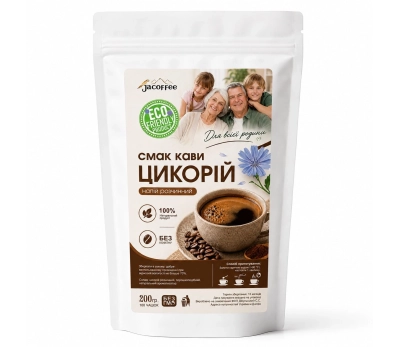 Цикорій розчинний «Кава», Jacoffee, 200г