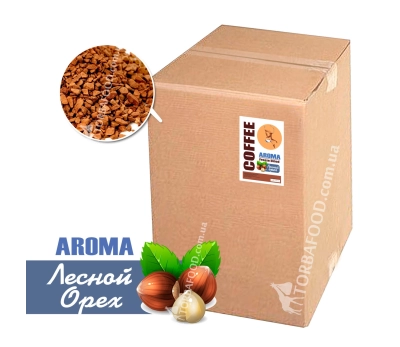 Кава сублімована з ароматом Лісової горіх, 25 кг