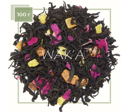 Чай черный Ананас и манго 100 грамм Чай черный Ананас и манго 100 грамм