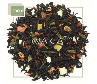 Чай черный Земляника со сливками 100 грамм