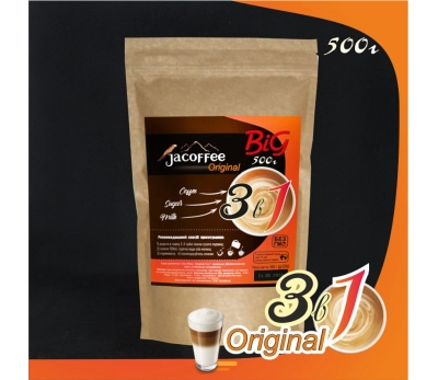 Кава Jacoffee 3в1 Original, 500 г