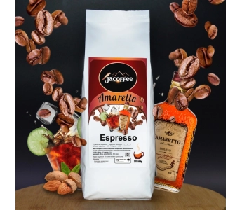 Кофе в зернах с ароматом Амаретто, 500 г