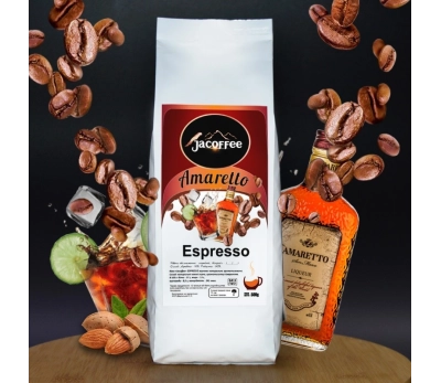Кофе в зернах с ароматом Амаретто, 500 г