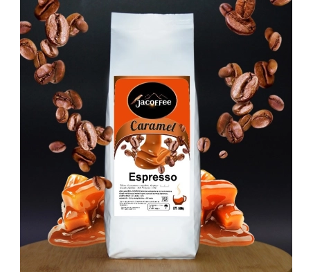 Кава в зернах з ароматом Карамель, 500 г Кава в зернах з ароматом Карамель, 500 г
