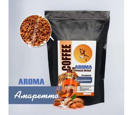 Кава сублімована з ароматом "Амаретто" 500г Кава сублімована з ароматом "Амаретто" 500г