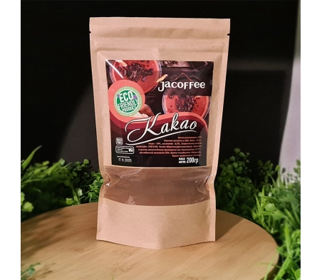Какао порошок Jacoffee, 200 грамів Какао порошок Jacoffee, 200 грамів