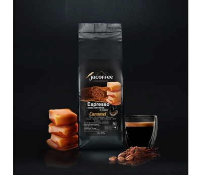 Кава мелена Jacoffee Espresso Карамель, 225 г