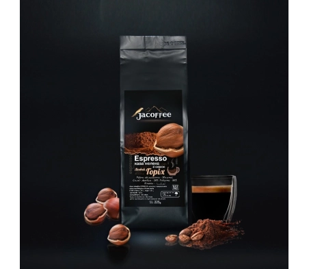 Кава мелена Jacoffee Espresso Лісовий горіх, 225 г Кава мелена Jacoffee Espresso Лісовий горіх, 225 г