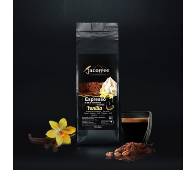 Кава мелена Jacoffee Espresso Ваніль, 225 г