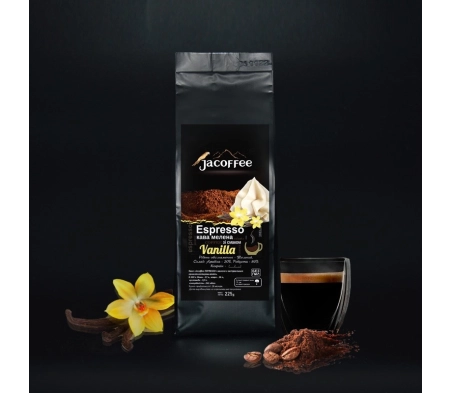 Кофе молотый Jacoffee Espresso Ваниль, 225 г Кофе молотый Jacoffee Espresso Ваниль, 225 г