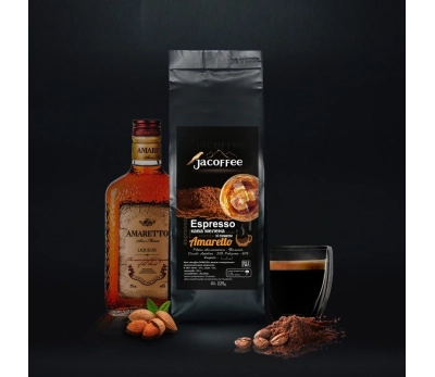 Кава мелена Jacoffee Espresso Амарето, 225 г