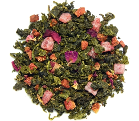 Чай зелений Оолонг полуниця малина,1 кг Чай зелений Оолонг полуниця малина,1 кг