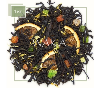 Чай черный Апельсин киви, 1 кг