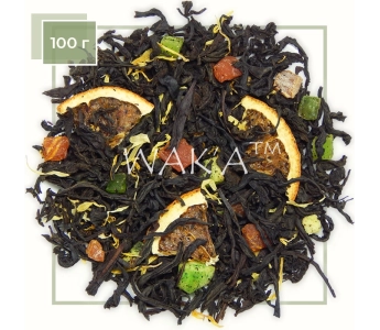 Чай черный Апельсин киви, 100 г