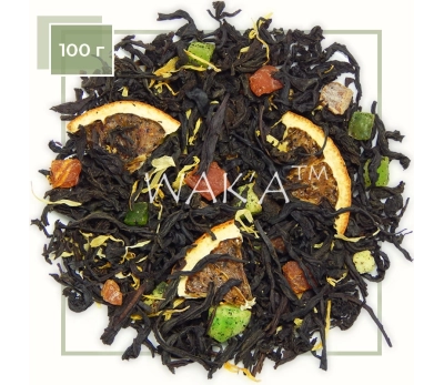 Чай черный Апельсин киви, 100 г
