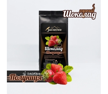 Горячий шоколад Jacoffee, клубника, 400 г