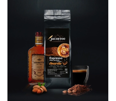 Кофе молотый со вкусом Амаретто, 500 г Кофе молотый со вкусом Амаретто, 500 г