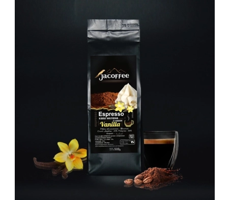 Кофе молотый со вкусом Ваниль, 500 г Кофе молотый со вкусом Ваниль, 500 г