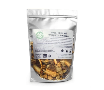 Чай фруктовий імбир Апельсин, 100 г