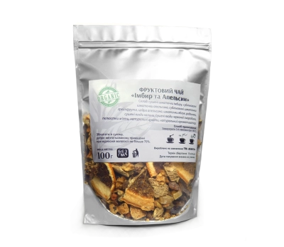 Чай фруктовий імбир Апельсин, 100 г