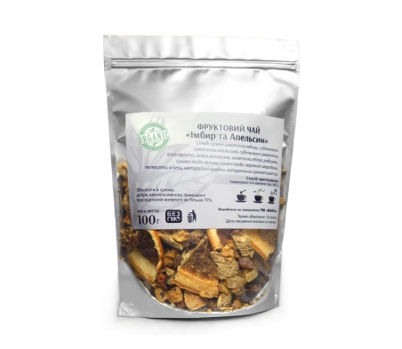 Чай фруктовый Имбирь Апельсин, 100 г Чай фруктовый Имбирь Апельсин, 100 г