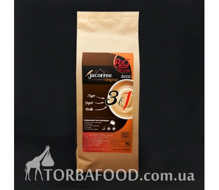 Кава 3в1 Jacoffee Original, 2000г Кава 3в1 Jacoffee Original, 2000г