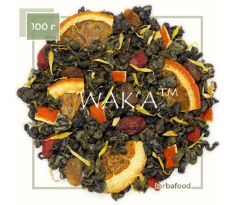 Чай зеленый ароматизированный с Мандарином, 100 г