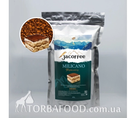 Кофе растворимый Jacoffee MILICANO Тирамису, 400г Кофе растворимый Jacoffee MILICANO Тирамису, 400г