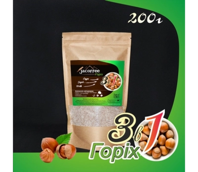 Кава Jacoffee 3в1 Лісовий горіх, 200 г