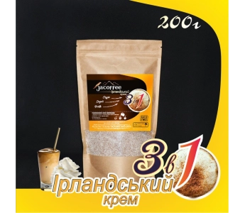 Кофе 3в1 Ирландский крем Jacoffee, 200г