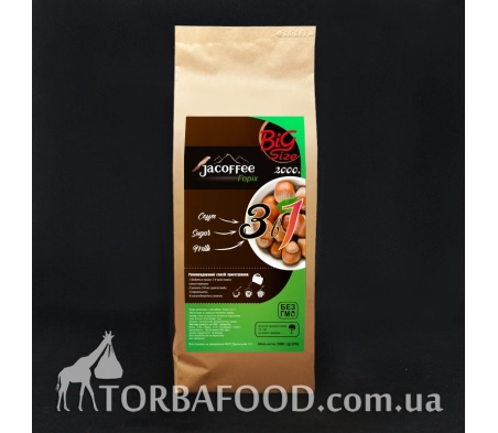 Кава 3в1 Лісовий горіх TM Jacoffee, 2000г Кава 3в1 Лісовий горіх TM Jacoffee, 2000г