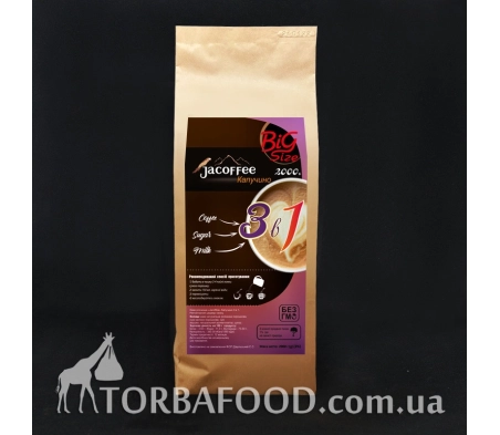 Кава 3в1 Капучіно Jacoffee, 2000г Кава 3в1 Капучіно Jacoffee, 2000г