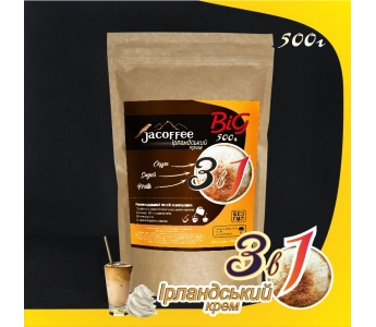 Кофе 3в1 Ирландский крем Jacoffee, 500г