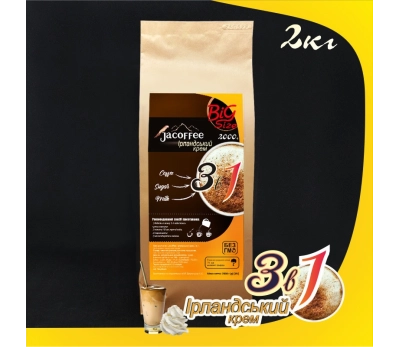Кава 3в1 Ірландський крем Jacoffee, 2 кг