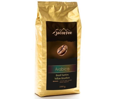 Кофе в зернах Jacoffee Arabica Brazil, 1кг Кофе в зернах Jacoffee Arabica Brazil, 1кг